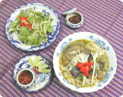 Recette Soupe Phô aux lamelles de poulet et vermicelle de riz